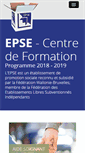 Mobile Screenshot of epse.be